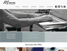 Tablet Screenshot of mentortechsource.com